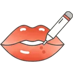 شیدینگ لب (تاتو رژ لب، خط لب و حجیم سازی لب)
