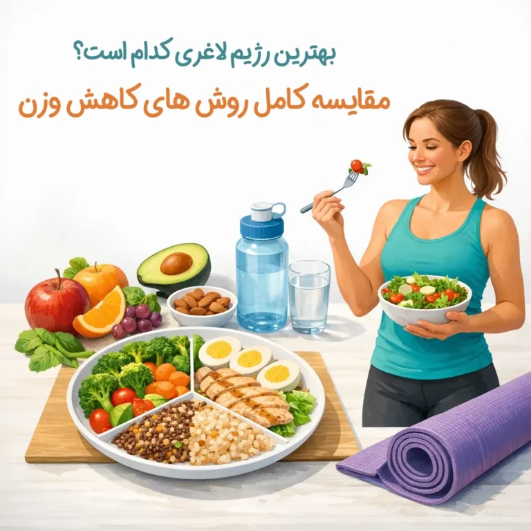 بهترین رژیم لاغری کدام است؟ مقایسه کامل روش های کاهش وزن