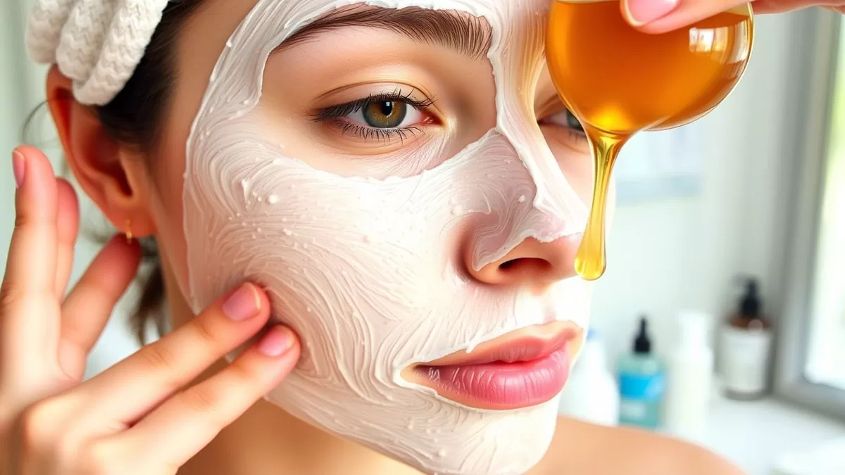 ماسک جوانه گندم و عسل